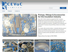 Tablet Screenshot of cevac.co.uk